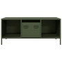 Mesa de centro acero laminado frío verde oliva 101,5x50x43,5 cm by , Coffee table - Ref: Foro24-851278, Price: 92,95 €, Disco...