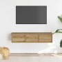 Armario de pared madera ingeniería roble artisan 88x26x18,5 cm von , Regale und Regale - Ref: Foro24-855861, Preis: 61,98 €, ...