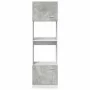 Armario de microondas contrachapada gris hormigón 60x57x207 cm by , Kitchen cabinets - Ref: Foro24-856127, Price: 196,44 €, D...