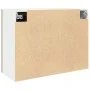 Armario colgante vidrio madera ingeniería envejecida 80x31x60cm by , Kitchen cabinets - Ref: Foro24-856119, Price: 69,76 €, D...
