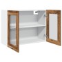 Armario colgante vidrio madera ingeniería envejecida 80x31x60cm von , Küchenschränke - Ref: Foro24-856119, Preis: 71,83 €, Ra...