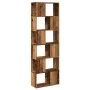 Estantería/divisor de espacios madera envejecida 60x24x186 cm by , Bookcases and shelves - Ref: Foro24-856730, Price: 78,47 €...