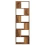 Estantería/divisor de espacios madera envejecida 60x24x186 cm by , Bookcases and shelves - Ref: Foro24-856730, Price: 78,47 €...