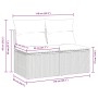 Set sofás jardín y cojines 2 pzas ratán sintético acacia marrón von , Gartensets - Ref: Foro24-3325239, Preis: 104,53 €, Raba...