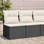 Set sofás jardín y cojines 2 pzas ratán sintético acacia negro von , Gartensets - Ref: Foro24-3325232, Preis: 107,31 €, Rabat...