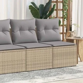 Set sofás jardín y cojines 2 pzas ratán sintético acacia beige von , Gartensets - Ref: Foro24-3325245, Preis: 111,47 €, Rabat...