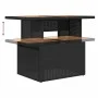Set sofás jardín y cojines 10 pzas ratán sintético acacia negro de , Conjuntos de jardín - Ref: Foro24-3327527, Precio: 677,8...