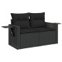 Set sofás jardín y cojines 6 pzas ratán sintético acacia negro von , Gartensets - Ref: Foro24-3328021, Preis: 441,52 €, Rabat...