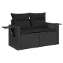 Set sofás jardín y cojines 5 pzas ratán sintético acacia negro von , Gartensets - Ref: Foro24-3328035, Preis: 560,62 €, Rabat...