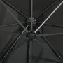 Cantilever parasol with pole and anthracite gray LED lights 250 cm by vidaXL, Umbrellas - Ref: Foro24-312322, Price: 167,09 €...