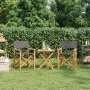 Sillas de director plegables 2 unidades madera maciza teca gris von , Gartenstühle - Ref: Foro24-4008513, Preis: 220,05 €, Ra...