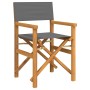 Sillas de director plegables 2 unidades madera maciza teca gris von , Gartenstühle - Ref: Foro24-4008513, Preis: 231,92 €, Ra...