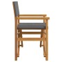 Sillas de director plegables 2 unidades madera maciza teca gris von , Gartenstühle - Ref: Foro24-4008513, Preis: 231,92 €, Ra...