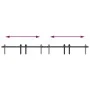 Kit de puerta corredera de armario acero carbono 183 cm von , DIY-Zubehör - Ref: Foro24-4009666, Preis: 31,11 €, Rabatt: %