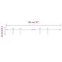 Kit de puerta corredera de armario acero carbono 183 cm von , DIY-Zubehör - Ref: Foro24-4009666, Preis: 31,11 €, Rabatt: %