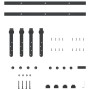 Kit de puerta corredera de armario acero carbono 122 cm von , DIY-Zubehör - Ref: Foro24-4009664, Preis: 36,49 €, Rabatt: %