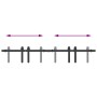 Kit de puerta corredera de armario acero carbono 122 cm von , DIY-Zubehör - Ref: Foro24-4009664, Preis: 36,49 €, Rabatt: %
