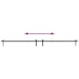 Kit de puerta corredera de armario acero carbono 244 cm von , DIY-Zubehör - Ref: Foro24-4009670, Preis: 26,84 €, Rabatt: %