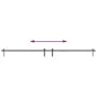 Kit de puerta corredera de armario acero carbono 244 cm von , DIY-Zubehör - Ref: Foro24-4009670, Preis: 23,05 €, Rabatt: %