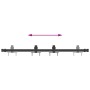 Kit de puerta corredera de armario acero carbono 91 cm von , DIY-Zubehör - Ref: Foro24-4009672, Preis: 21,62 €, Rabatt: %