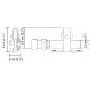 Kit de puerta corredera de armario acero carbono 91 cm de , Accesorios de bricolaje - Ref: Foro24-4009672, Precio: 21,62 €, D...