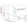 Funda para caravana tela no tejida gris 460x250x220 cm von , Autoaufbewahrungsabdeckungen - Ref: Foro24-4015865, Preis: 150,7...