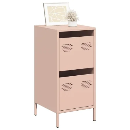 Aparador de acero laminado en frío rosa 35x39x73,5 cm by , Sideboards - Ref: Foro24-851395, Price: 87,34 €, Discount: %