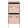 Aparador de acero laminado en frío rosa 35x39x73,5 cm by , Sideboards - Ref: Foro24-851395, Price: 87,34 €, Discount: %