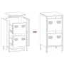 Aparador de acero laminado en frío rosa 35x39x73,5 cm by , Sideboards - Ref: Foro24-851395, Price: 87,34 €, Discount: %