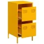 Aparador acero laminado en frío amarillo mostaza 35x39x73,5 cm von , Sideboards - Ref: Foro24-851397, Preis: 64,67 €, Rabatt: %