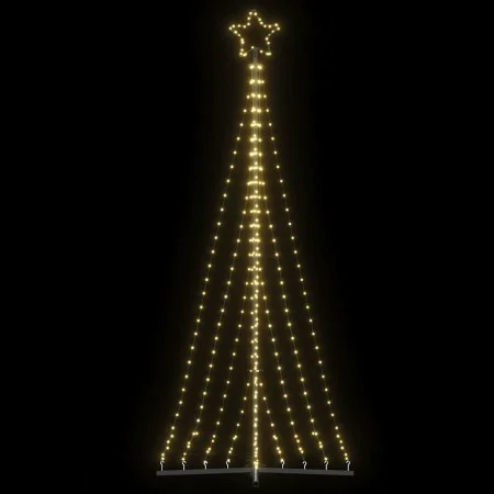 Árbol de Navidad LED 447 LEDs blanco cálido 249 cm by , Christmas trees - Ref: Foro24-4016432, Price: 50,94 €, Discount: %