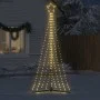 Árbol de Navidad LED 447 LEDs blanco cálido 249 cm by , Christmas trees - Ref: Foro24-4016432, Price: 50,94 €, Discount: %