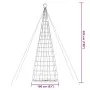 Árbol de Navidad LED 1534 LEDs azul 503 cm by , Christmas trees - Ref: Foro24-4016458, Price: 127,70 €, Discount: %
