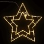 Luces de Navidad Silueta Estrella 2piezas 50 LEDs blanco cálido de , Luces de Navidad - Ref: Foro24-4019595, Precio: 25,64 €,...