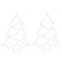 Luces de Navidad Silueta de Árbol 2 piezas 50LEDs blanco cálido de , Luces de Navidad - Ref: Foro24-4019597, Precio: 16,24 €,...