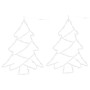 Luces de Navidad Silueta de Árbol 2 piezas 50LEDs blanco cálido von , Weihnachtsbeleuchtung - Ref: Foro24-4019597, Preis: 20,...
