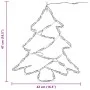 Luces de Navidad Silueta de Árbol 2 piezas 50LEDs blanco cálido de , Luces de Navidad - Ref: Foro24-4019597, Precio: 16,24 €,...