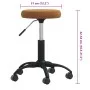 Taburete de masajes terciopelo Marrón by , massage chairs - Ref: Foro24-3085736, Price: 51,41 €, Discount: %