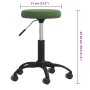 Taburete de masaje terciopelo verde oscuro by , massage chairs - Ref: Foro24-3085741, Price: 48,19 €, Discount: %