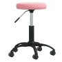 Taburete de masajes terciopelo Rosa by , massage chairs - Ref: Foro24-3085743, Price: 55,97 €, Discount: %