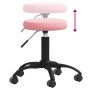 Taburete de masajes terciopelo Rosa by , massage chairs - Ref: Foro24-3085743, Price: 55,97 €, Discount: %