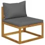 5-piece garden furniture set with solid acacia wood cushions by vidaXL, Garden sets - Ref: Foro24-3057626, Price: 448,90 €, D...