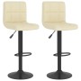 Taburetes de cocina 2 unidades de tela crema by , Kitchen stools - Ref: Foro24-334284, Price: 110,85 €, Discount: %