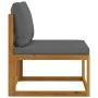 5-piece garden furniture set with solid acacia wood cushions by vidaXL, Garden sets - Ref: Foro24-3057626, Price: 448,90 €, D...