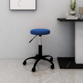 Silla de oficina giratoria de terciopelo azul von , Bürostühle - Ref: Foro24-333178, Preis: 46,66 €, Rabatt: %