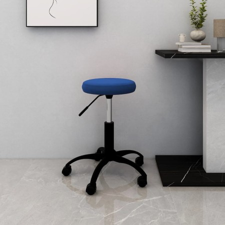 Silla de oficina giratoria de terciopelo azul von , Bürostühle - Ref: Foro24-333178, Preis: 46,66 €, Rabatt: %