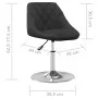 Silla de comedor giratoria 6 uds terciopelo negro von , Essstühle - Ref: Foro24-3088766, Preis: 292,05 €, Rabatt: %