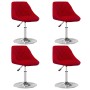 Sillas de comedor giratorias 4 unidades terciopelo rojo tinto von , Essstühle - Ref: Foro24-3088764, Preis: 219,97 €, Rabatt: %