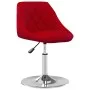 Sillas de comedor giratorias 4 unidades terciopelo rojo tinto de , Sillas de comedor - Ref: Foro24-3088764, Precio: 216,15 €,...