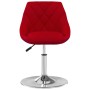 Sillas de comedor giratorias 4 unidades terciopelo rojo tinto von , Essstühle - Ref: Foro24-3088764, Preis: 219,97 €, Rabatt: %